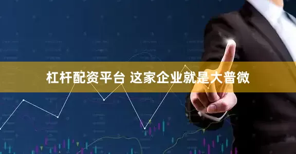 杠杆配资平台 这家企业就是大普微